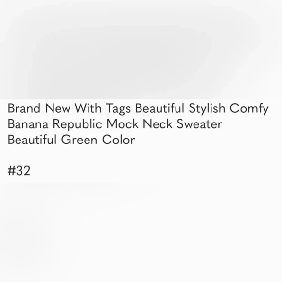 Banana Republic Mock Neck Sweater - Picture 7 of 7